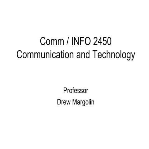 Slides for Norman Chap 1 