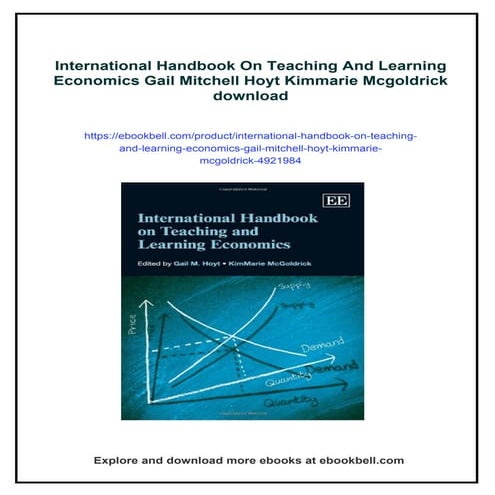 International Handbook On Teaching And Learning Economics Gail Mitchell Hoyt ...