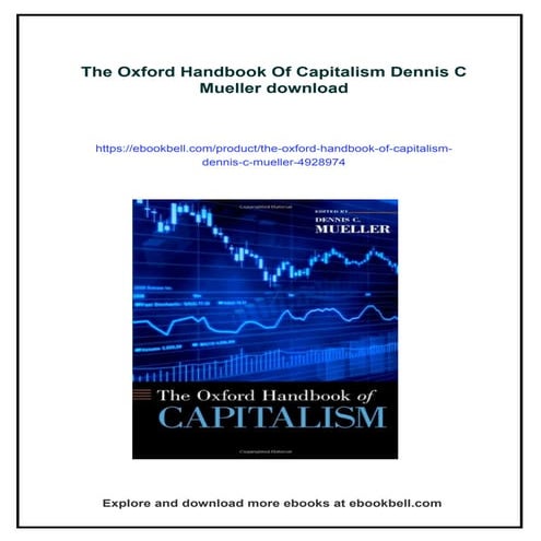 The Oxford Handbook Of Capitalism Dennis C Mueller | PDF