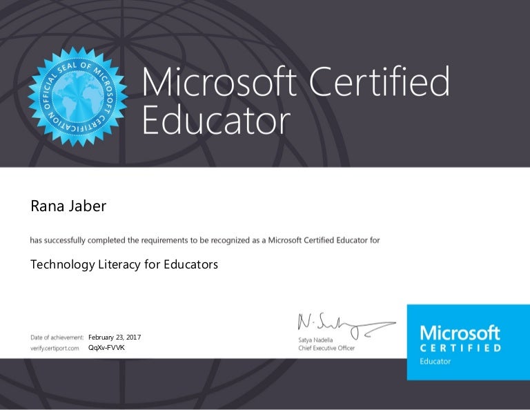 Cert88412756720 - MCE certificate