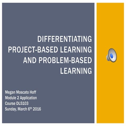 Module 2 PBL Presentation - Megan Moscato Hoff