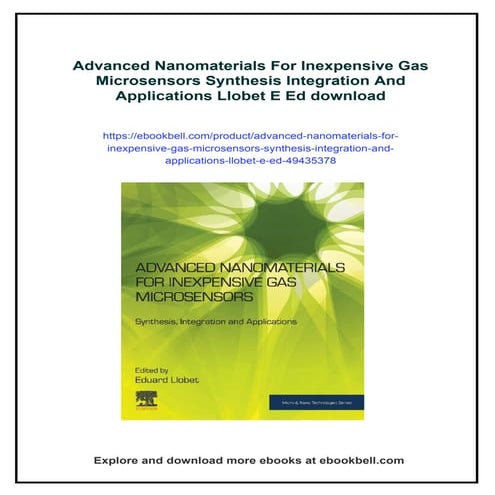 Advanced Nanomaterials For Inexpensive Gas Microsensors Synthesis Integration...