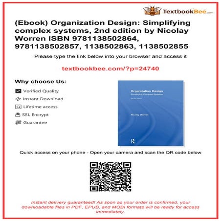 Organization Design: Simplifying Complex Systems for Effective ...