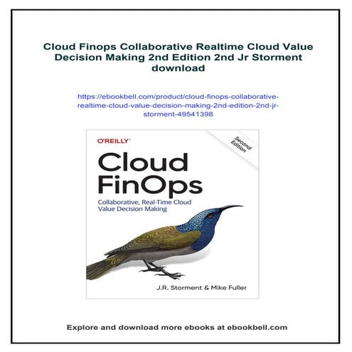 Cloud Finops Collaborative Realtime Cloud Value Decision Making 2nd Edition 2...