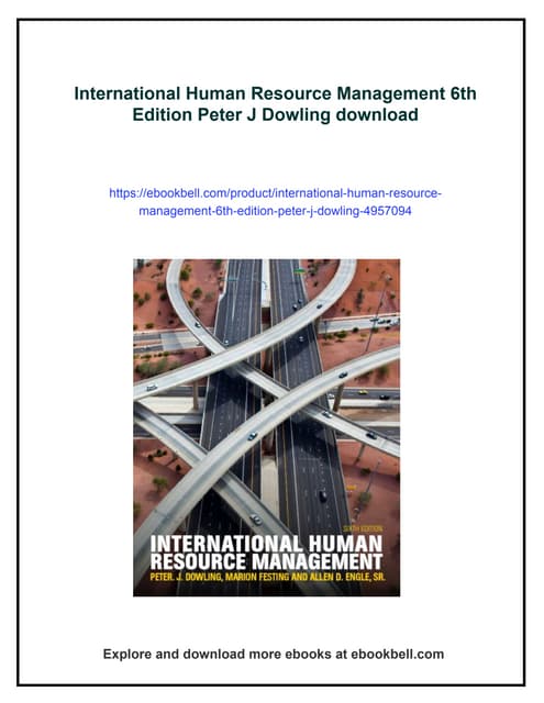 International Human Resource Management 6th Edition Peter J Dowling | PDF