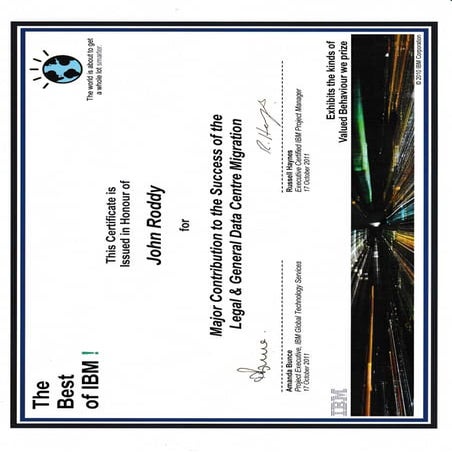 IBM DCM Certificate