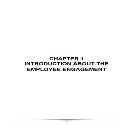 CP Report on Employee Engagement