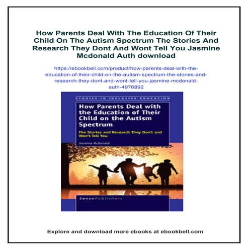 How Parents Deal With The Education Of Their Child On The Autism ...