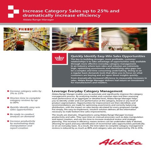 Aldata Range Manager Datasheet | PDF