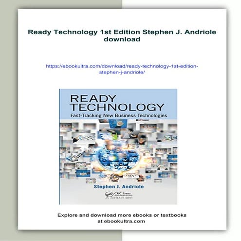 Ready Technology 1st Edition Stephen J. Andriole | PDF