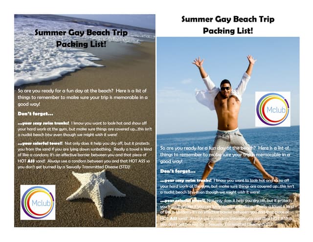 Summer Beach Trip Packing List