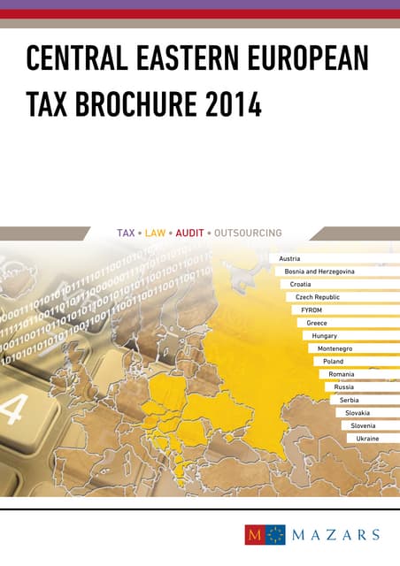 Central Eastern European Tax Brochure 2014 WEB