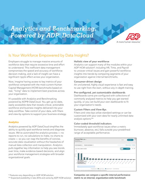 HCM Benchmarking is Now in Your Hands