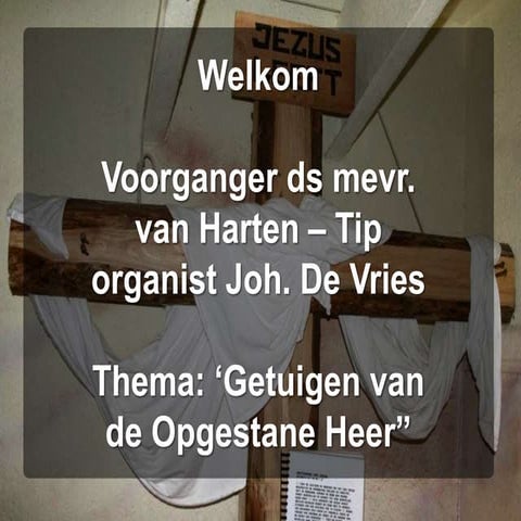 Getuigen van de levende Heer