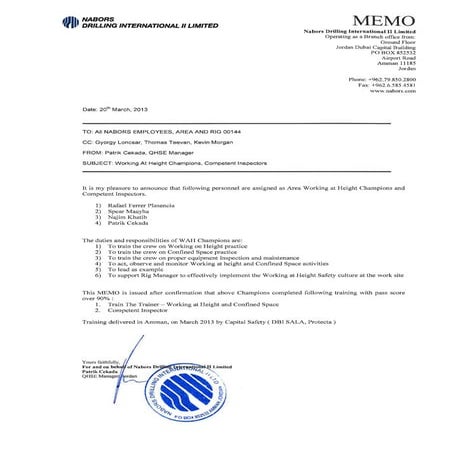 BP letter | PDF