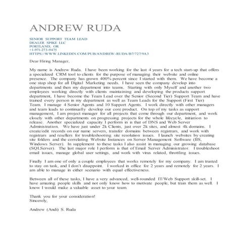 Robert Allsup Recommendation Letter | DOCX