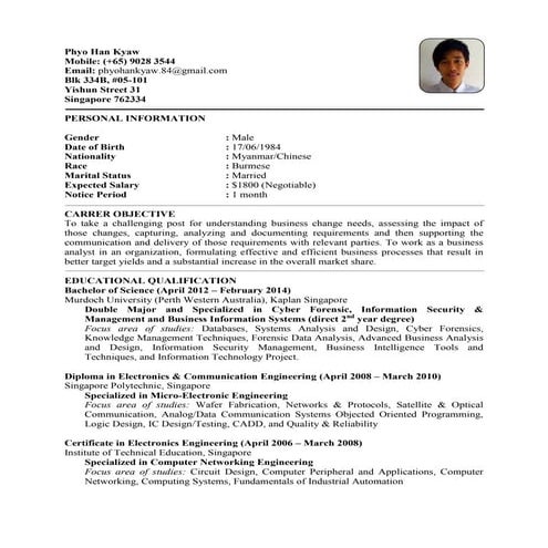 PhyoHanKyaw_Resume