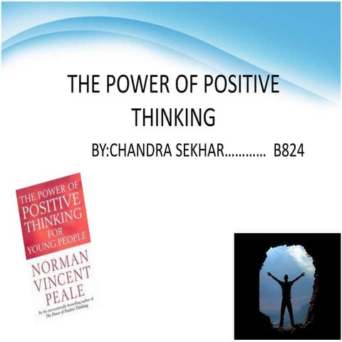 power of positive thinking