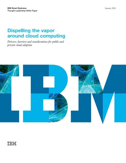 Dispelling the vapor around cloud computing