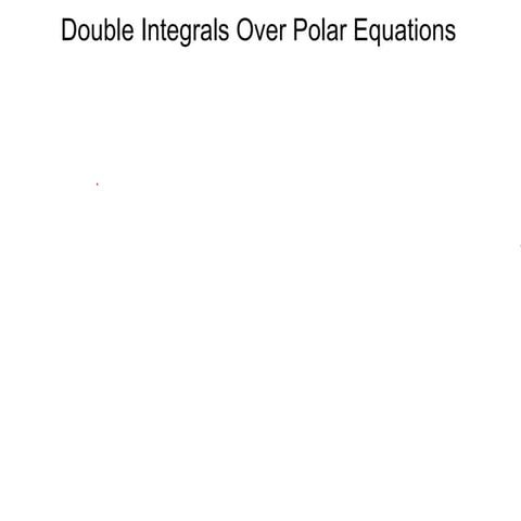 24 double integral over polar coordinate
