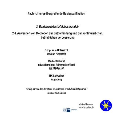 2.4. Entgeltfindung 2020