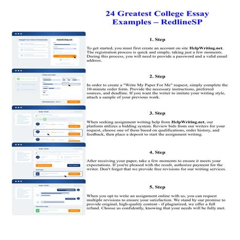 24 Greatest College Essay Examples  RedlineSP