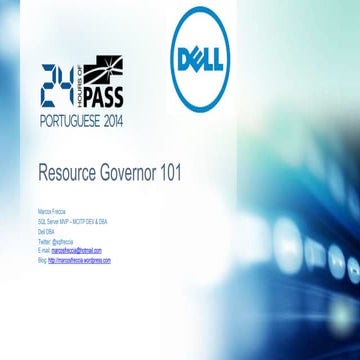 24HOP - Português - Resource Governor no SQL Server 2014
