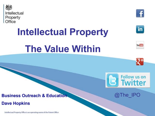 24 June 2014: Intellectual Property...