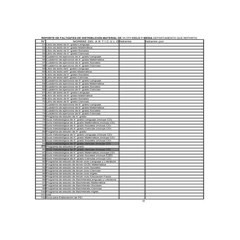 24 Junio Para Consolidar Faltantes