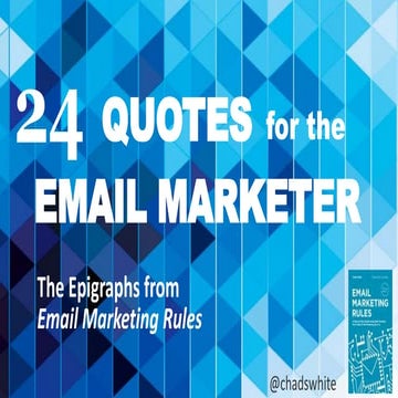 24 Quotes for the Email Marketer