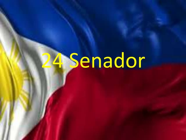 24 SENADOR NG PILIPINAS