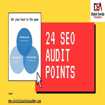 24 SEO Audit Points 