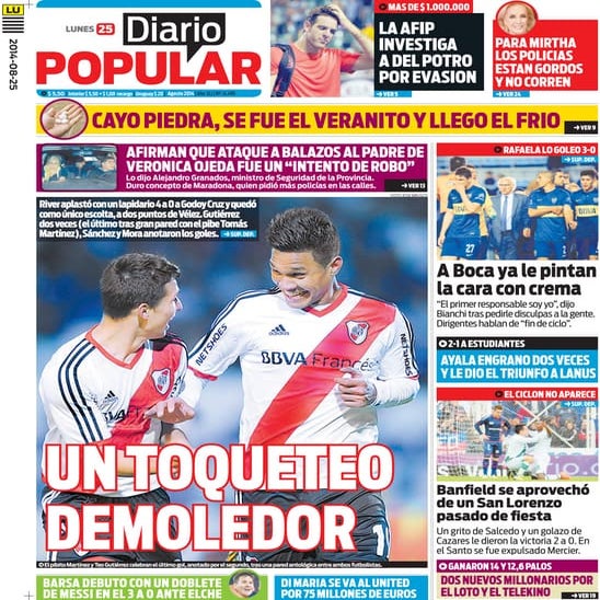 Tapa Diario Popular