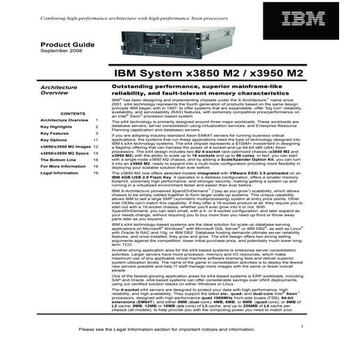 IBM System x3850 M2 / x3950 M2