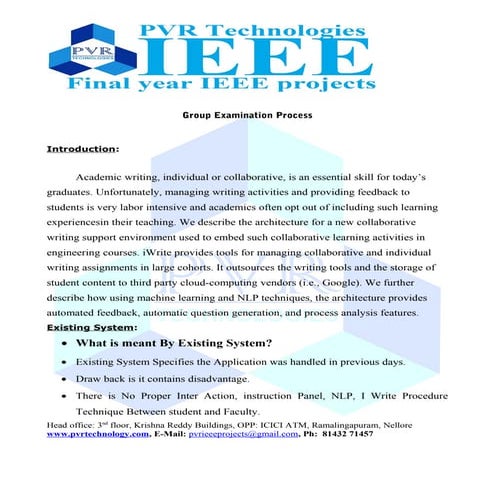 25.group examination process