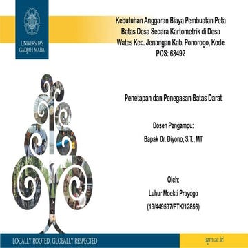 Kebutuhan Anggaran Biaya Pembuatan Peta Batas Desa