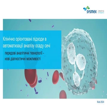 Клінічно орієнтовані підходи в автоматизації аналізу осаду сечі передові анал...