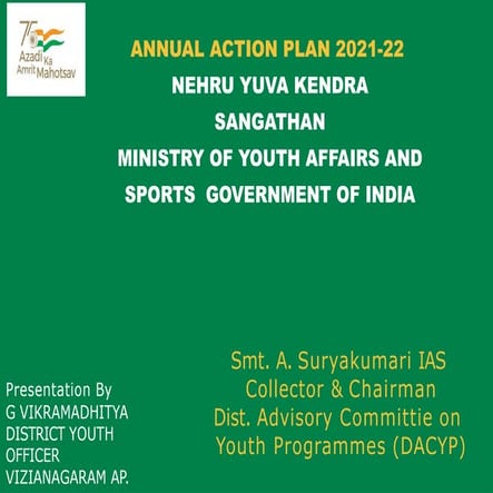SANGATHAN MINISTRY OF YOUTH AFFAIRS AND SPORTS GOVERNMENT OF INDIA | PPTX