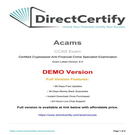 CAMS-FCI Practice Test Questions Answers | PDF