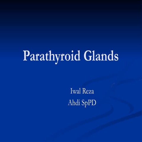 Parathyroid gland, Anatomy, Physiology ppt | PPTX