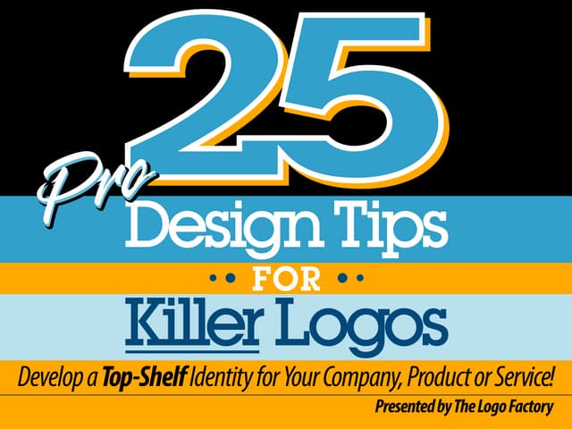 25 Pro Design Tips for Killer Logos