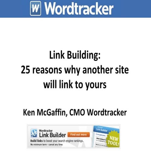 Link Building: 25 reasons-why-another-site-will-link-to-yours