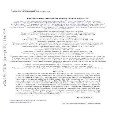 First mid-infrared detection and modeling of a flare from Sgr A*