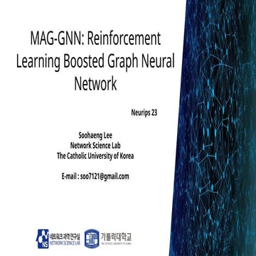 250112_SH_LabSeminar[MAG-GNN: Reinforcement Learning Boosted Graph ...