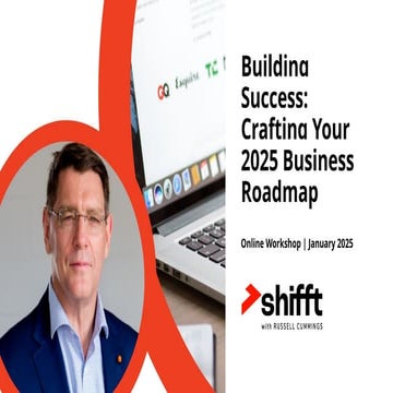 AOP 2025 Workshop - Building Success: Crafting your 2025 Business Roadmap
