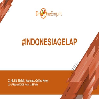 Analisis Tagar #IndonesiaGelap Oleh Drone EMprit