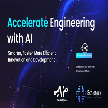 Slide deck AI-powered engineering training program