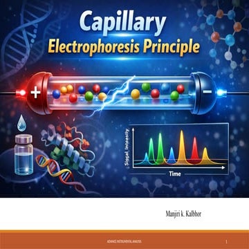 Capillary Electrophoresis (CE): Principle | PPTX