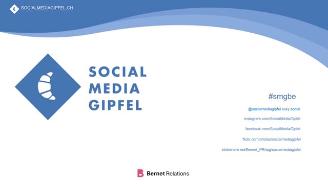 79. Social Media Gipfel Präsentation Bern