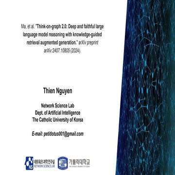 251020_Thien_Labseminar_Think-on-graph 2.0: Deep and faithful large language ...